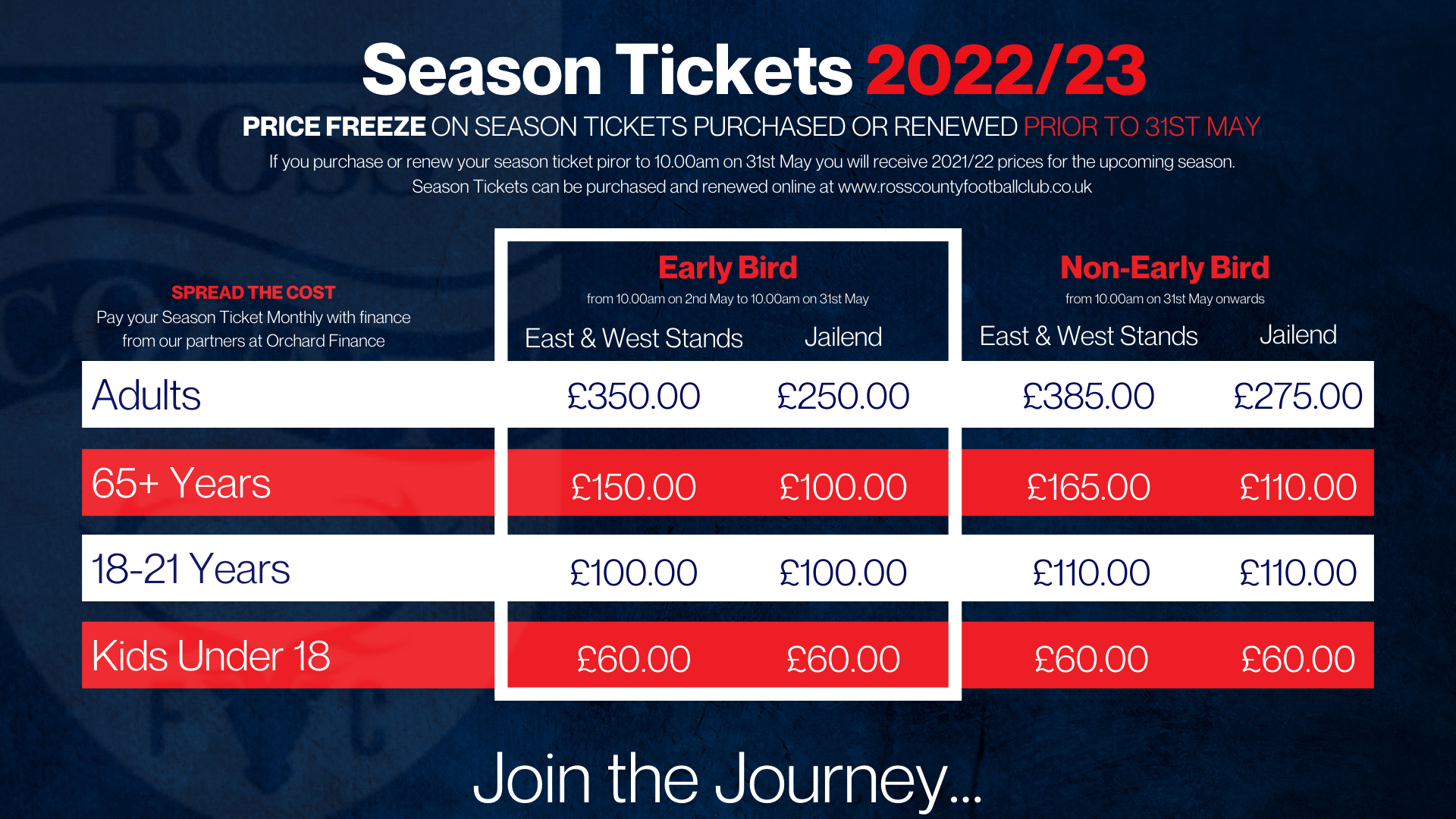 Season Tickets 2022/23